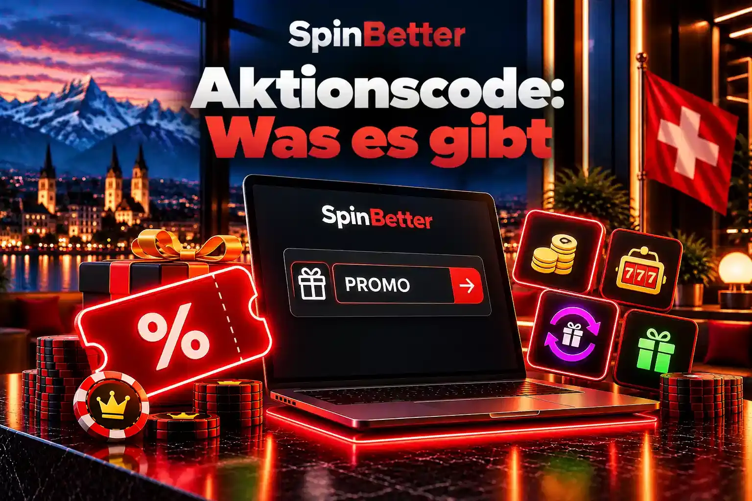 Der SpinBetter Aktionscode im Anmeldefenster: Eingabefeld für den Willkommenscode