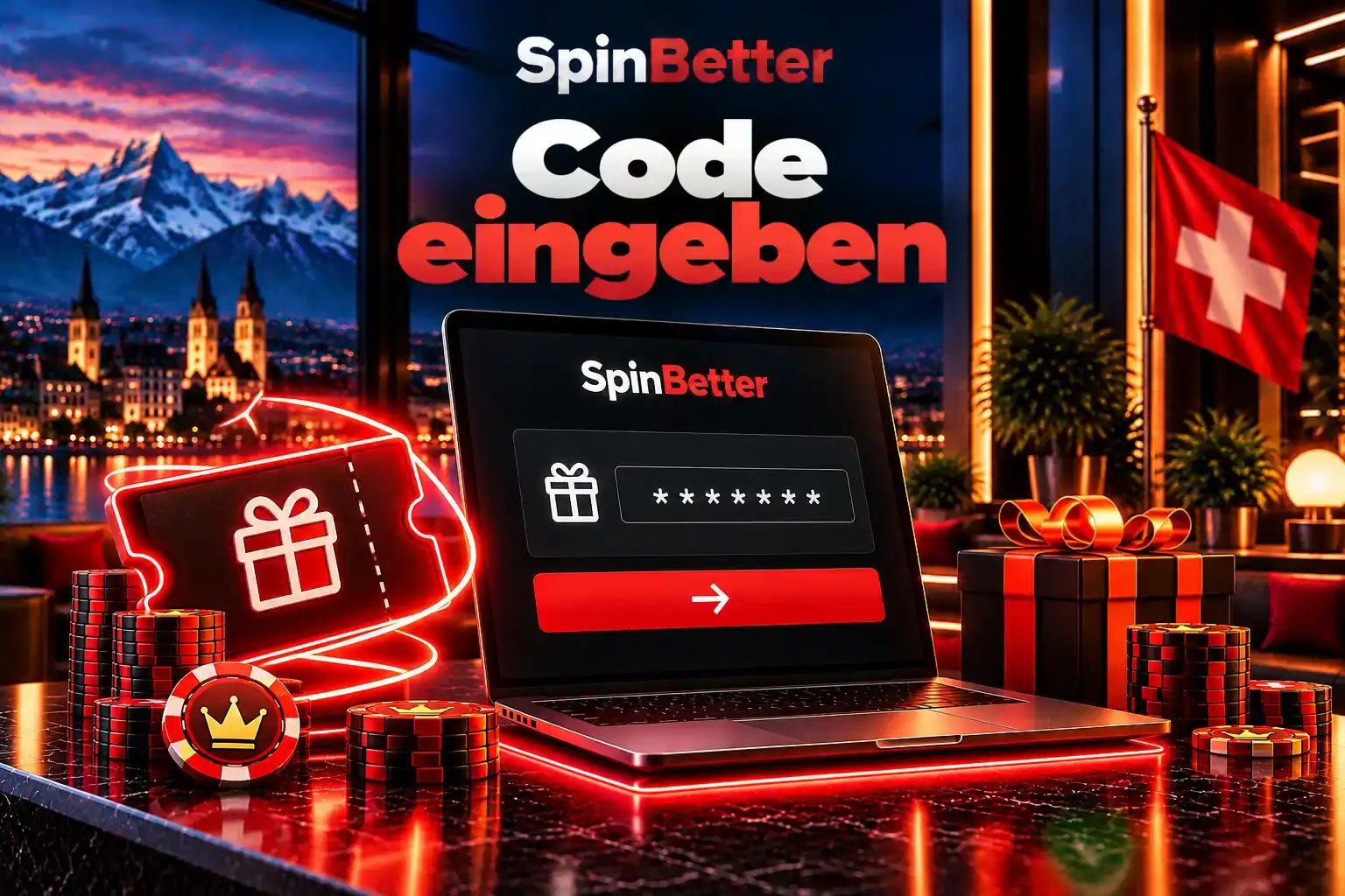 So gibst du den SpinBetter Aktionscode im Formular der Registrierung ein
